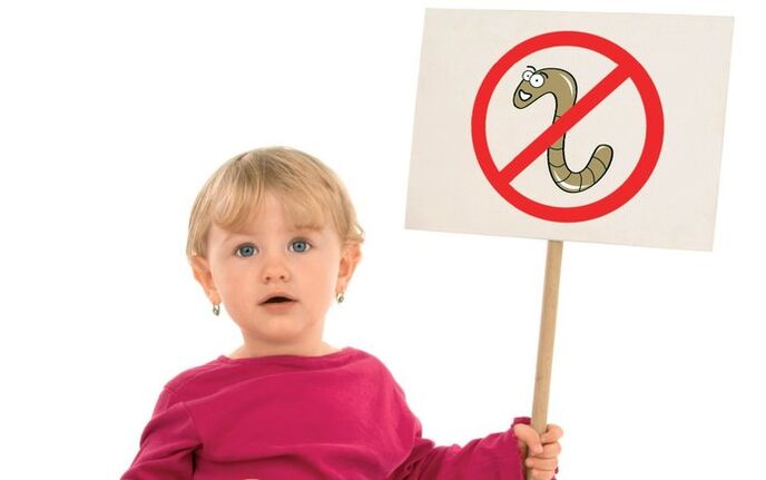 La prevención protege al niño de infectarse con gusanos