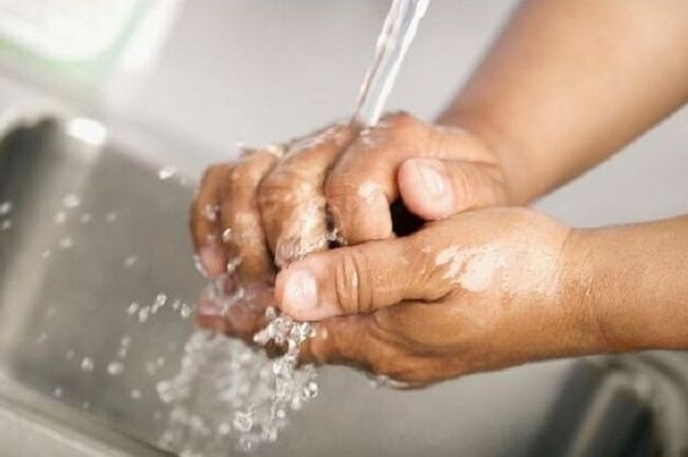 Infección por agua en un suministro de agua