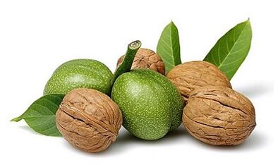 Nuez para eliminar los parásitos del cuerpo.